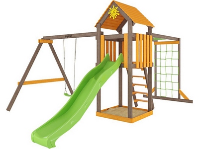 Деревянная детская площадка IgraGrad Игруня 3 DIY